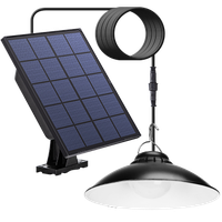 aigostar - lampara solar colgante exterior  50w 3000k4000k6500k