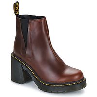dr martens botines spence dark brown classic pull up para mujer