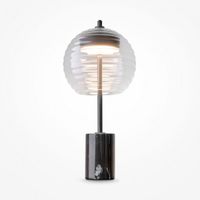 lampara de mesa led mystic marmol 8w