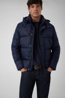 chaqueta acolchada con monograma