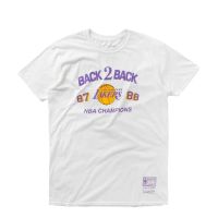 camiseta lakers back 2 back - mitchell  ness