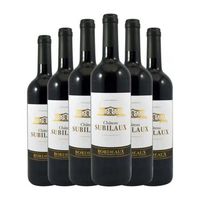 vino tinto chateau subilaux bordeaux 75 cl 13 vol pack de 6 unidades