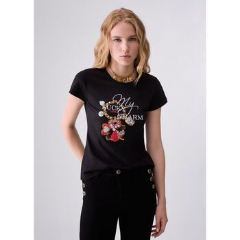 Liu Jo Tops y Camisetas T-shirt con bordado joya para mujer
