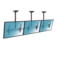 kimex soporte de techo menu board 3 tv 50-55 altura 100cm vesa 600x400 max 50kg