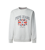 pepe jeans para hombre pm5800025 sudadera mercer gris xl casual algodon