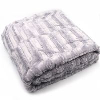 manta de piel sintetica super caliente para cama y el sofa manta lujosa decorativa medida 130 x 160 cm manta acogedora ultra suave al tacto efecto pelo