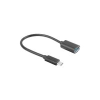 adaptador usb lanberg ad-uc-ua-04 015m usb a a usb c usb 32 gen 1 5gbps negro