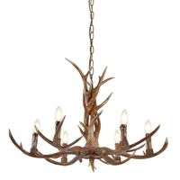lampara de techo stag 6 luces