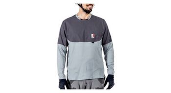 Maillot leatt allmtn 4 0 gris manga larga