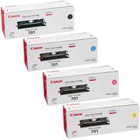 original multipack canon lasershot lbp-5200 printer toner cartridges 4 pack -9287a003aa