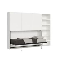 cama abatible individual horizontal kando composicion g fresno blanco