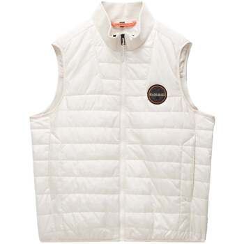 Napapijri Chaqueta de punto Tosa Vest Gilet Off White Beige para hombre