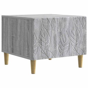 Mesa De Centro Sonoma Gris 50 X 49 X 40 Cm Madera De Ingeniería Vidaxl