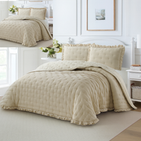 bouti confort wendy color lino dolz r colcha ligera acolchada para otonoinvierno  diseno elegante y suave  facil de lavar y secar  disponible en varias medidas