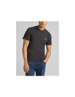 camiseta lee ss patch logo washed black