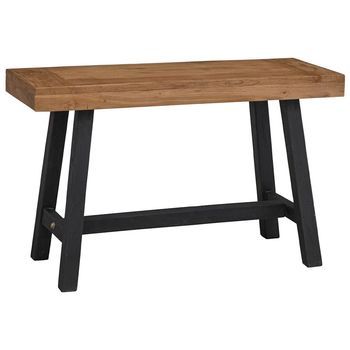 Banco De Madera Maciza De Teca 110 Cm Vidaxl