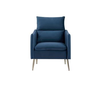 Sillón decorativo minerva azul