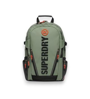 Superdry para mujer. W9110391A Mochila Tarp Bordada verde (OSFA), Casual, Poliéster