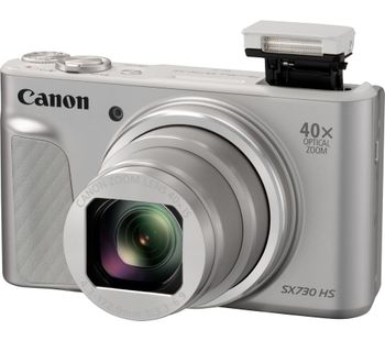 Canon PowerShot SX730 HS Superzoom Compact Camera - Silver, Silver