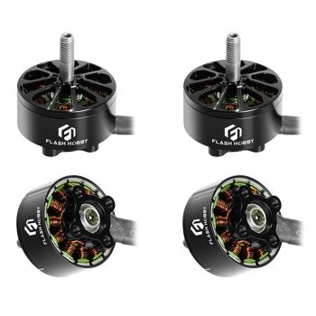 1/4PCS Flashhobby A2810 2810 1100KV 3-6S Motor sin escobillas con eje de 5 mm para Drone RC de largo alcance de 7 pulgad