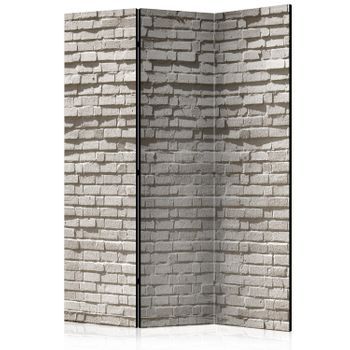 Biombo - Brick Wall: Minimalism (135x172 Cm)
