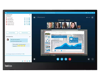 Lenovo Monitor móvil FHD ThinkVision M14 de 14