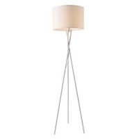 lampara de pie grenoble - tripode - moderna - diseno - altura 154 cm - iluminacion interior - luz efectiva - blanco - 1 x e27 - 60w luxpro