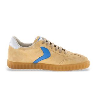 Voile blanche para mujer. 2018630 Zapatillas de Piel Ines beige (41), Plano, Cordones, Casual