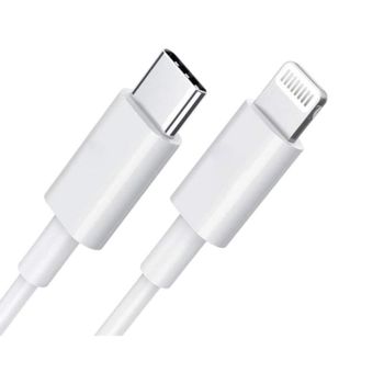 Cable USB-C a Lightning DLH DY-TU4090W 1 m Blanco