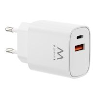 cargador ewent ew1326 30w usb-c pd y usb-a qc 30 gan fast