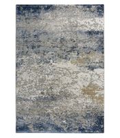 canyon 52014 - alfombra azul efecto abstracto con relieves
