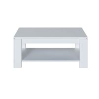 mesa centro elevable fores ambit 43x102x50 cm - blanco artik