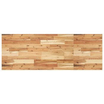 Encimera Tocador Baño Madera Acacia Acabado Aceite 140x50x2 Cm Vidaxl
