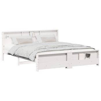 Cama Matrimonial | Cama Para Adulto | Estructura De Cama 200 X 200 Cm Madera De Ingeniería