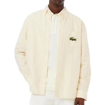 Lacoste Camisa manga larga Relaxed Fit para hombre