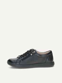 CAPRICE Sneaker, black, made of Leather, Size 36