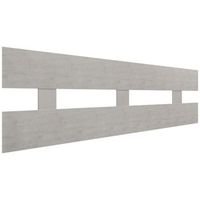 dhome cabecero gris tribal 160cm horizontal estilo valla madera reciclada dm herrajes incluidos 160cm horizontal valla gris tribal