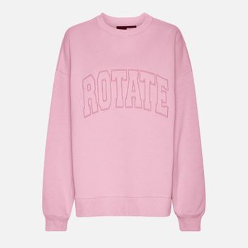 Rotate Sunday Heavy Crewneck Cotton-Jersey Sweatshirt - S