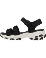 de skechers sandalias dlites-fresh catch 31514 blk negro