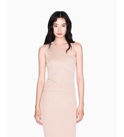 ax armani exchange para mujer xw001881af11957m4014 top textura nude s casual fiesta viscosa sin mangas  tirantes