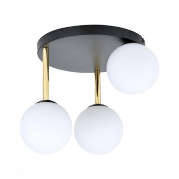 Plafón de techo telpa opal (3 luces)