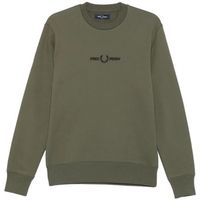 fred perry jersey embroidered sweatshirt para hombre