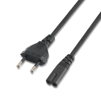 aisens a132-0173 cable de transmision negro 15 m cee77 c7 acoplador