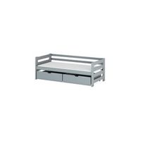 cama individual ergo 80x160 gris