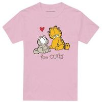 garfield camiseta too cute para mujer