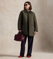 polo ralph lauren para mujer 211971180002 chaqueta campera acolchada verde l casual poliester