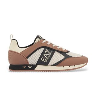EA7 para mujer. 7X000334_AF18610 Zapatillas Laces marrón (41 1/3), Plano, Cordones, Casual
