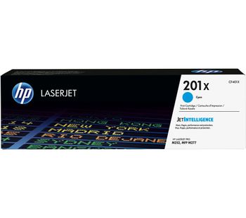 HP 201X Cyan Toner Cartridge, Cyan