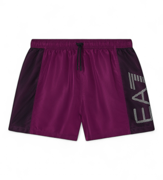 EA7 para hombre. 7M001686_AF21071 Pantalones Cortos Water Sports Gris (M), Deportivo, Sportswear, Multideporte, Poliéster