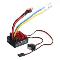 flyueace 6860 esc cepillado 60a impermeable controlador de velocidad para crawler con bec vehiculos rc coches barcos tan